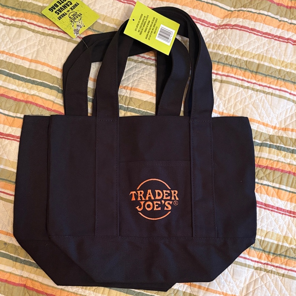 Trader Joe's Black Tote Bag